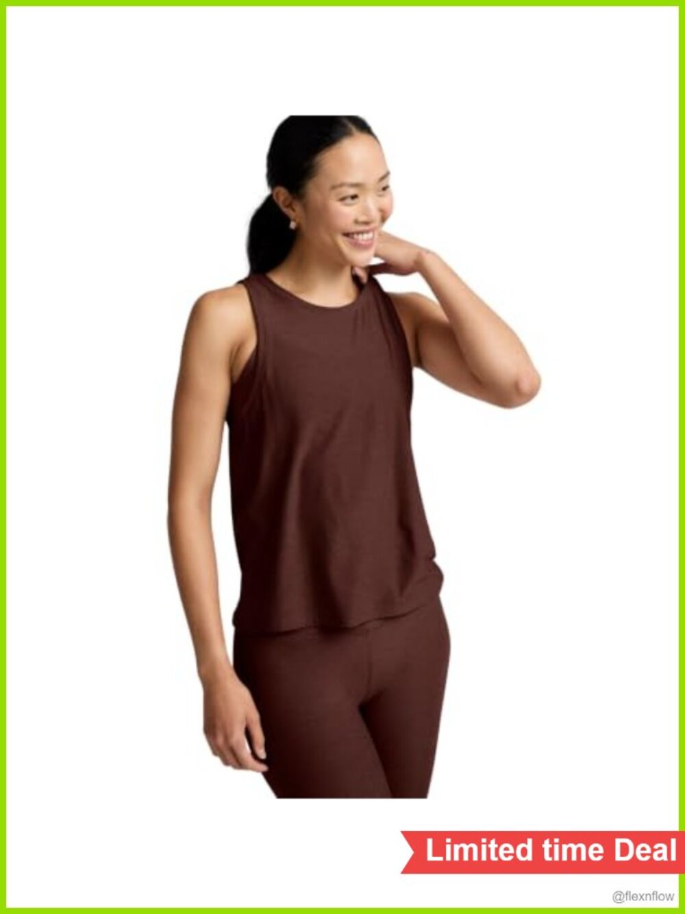 Featherweight Rebalance Tank High Neck Sleeveless Relaxed Fit Athletic Top